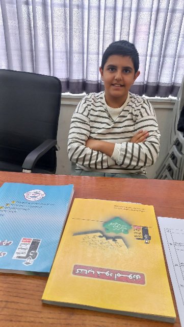 قهرمان پیشرفت، سید یاسین سعادتدار دانش آموز مقطع هفتم از مشهد