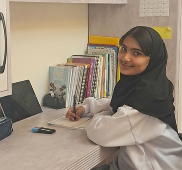 مصاحبه دانش اموز ال آی نوجوان رحمانی  مقطع هفتم از تبریز