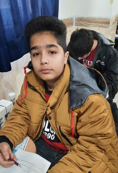 گفت و گو با امیررضا قاسمی بنابری پایه نهم قهرمان پیوستگی ازبهشهر