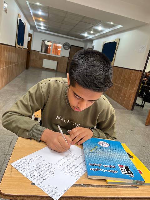 قهرمان پیشرفت، امیرحسین علیپور دانش آموز مقطع یازدهم ریاضی