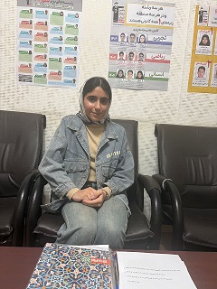 گفتگو با زهرا سادات هاشمی پایه هشتم