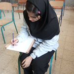 گفتگو با النا شریعتی :دانش آموز برتر_ 12 انسانی از زابل