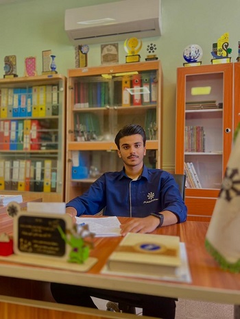 گفت و گو با قهرمان نیمسال اول امیرمحمد حصیری از بندرکنگان