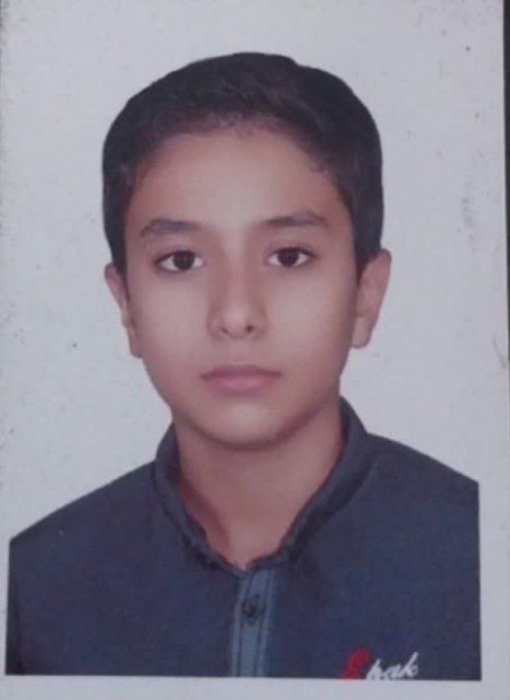 قهرمان پاییز، مهدیار شریفی دانش آموز مقطع نهم از مشهد