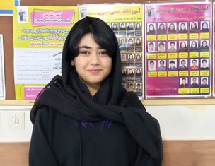 گفت وگو با ساناز رضائی ;عضو قهرمانان پیشرفت درسی نمایندگی ابهر