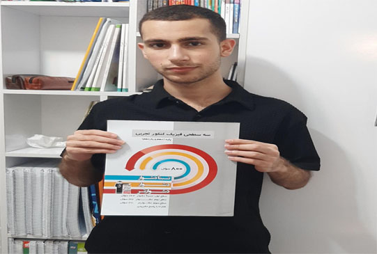گفتگو با آرین ضامنی ( قهرمان نیم سال اول تجربی از فومن )