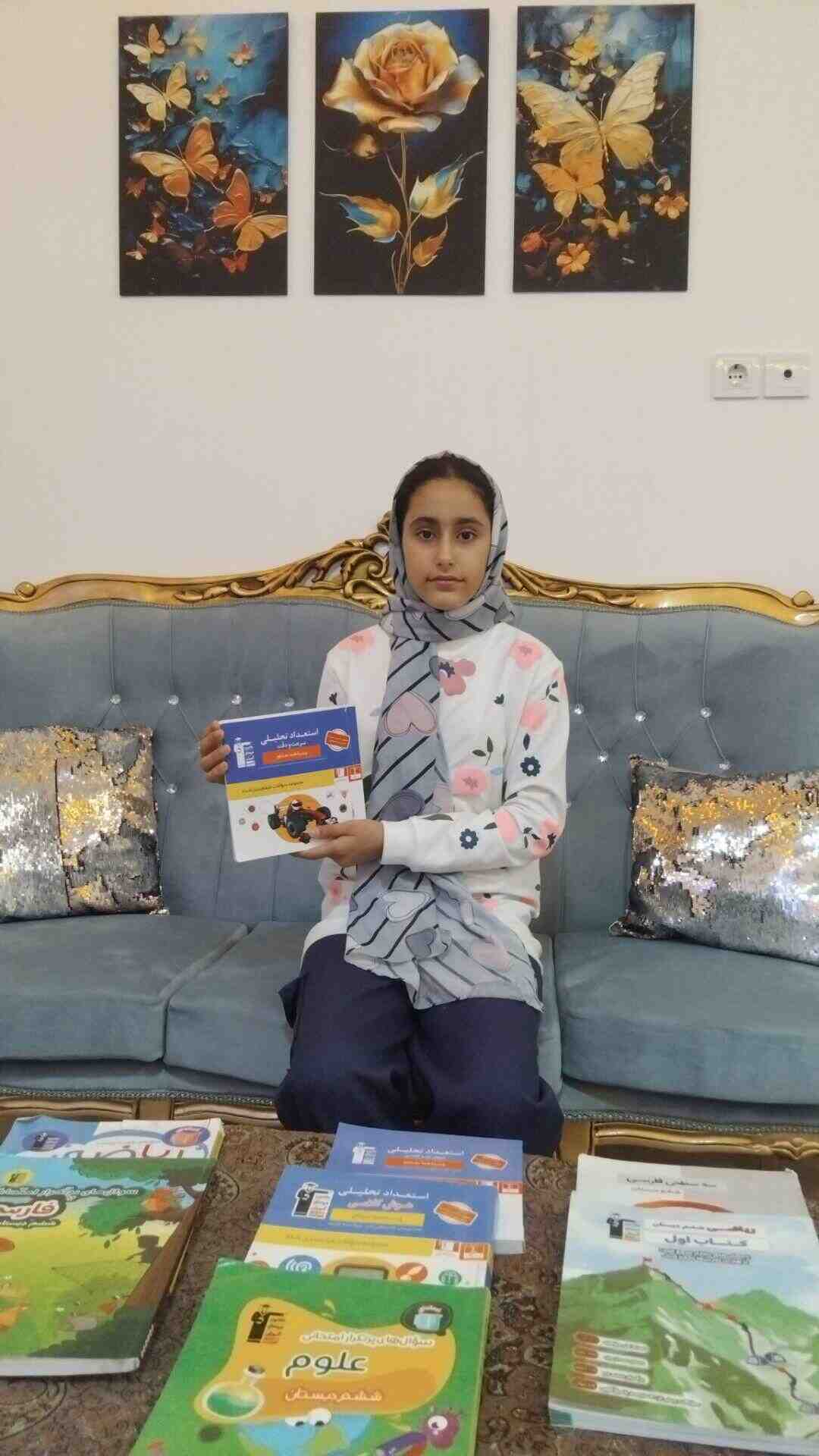 گفت وگو با محیا محمدی ؛ با 2075 پاسخ صحیح از کوهدشت