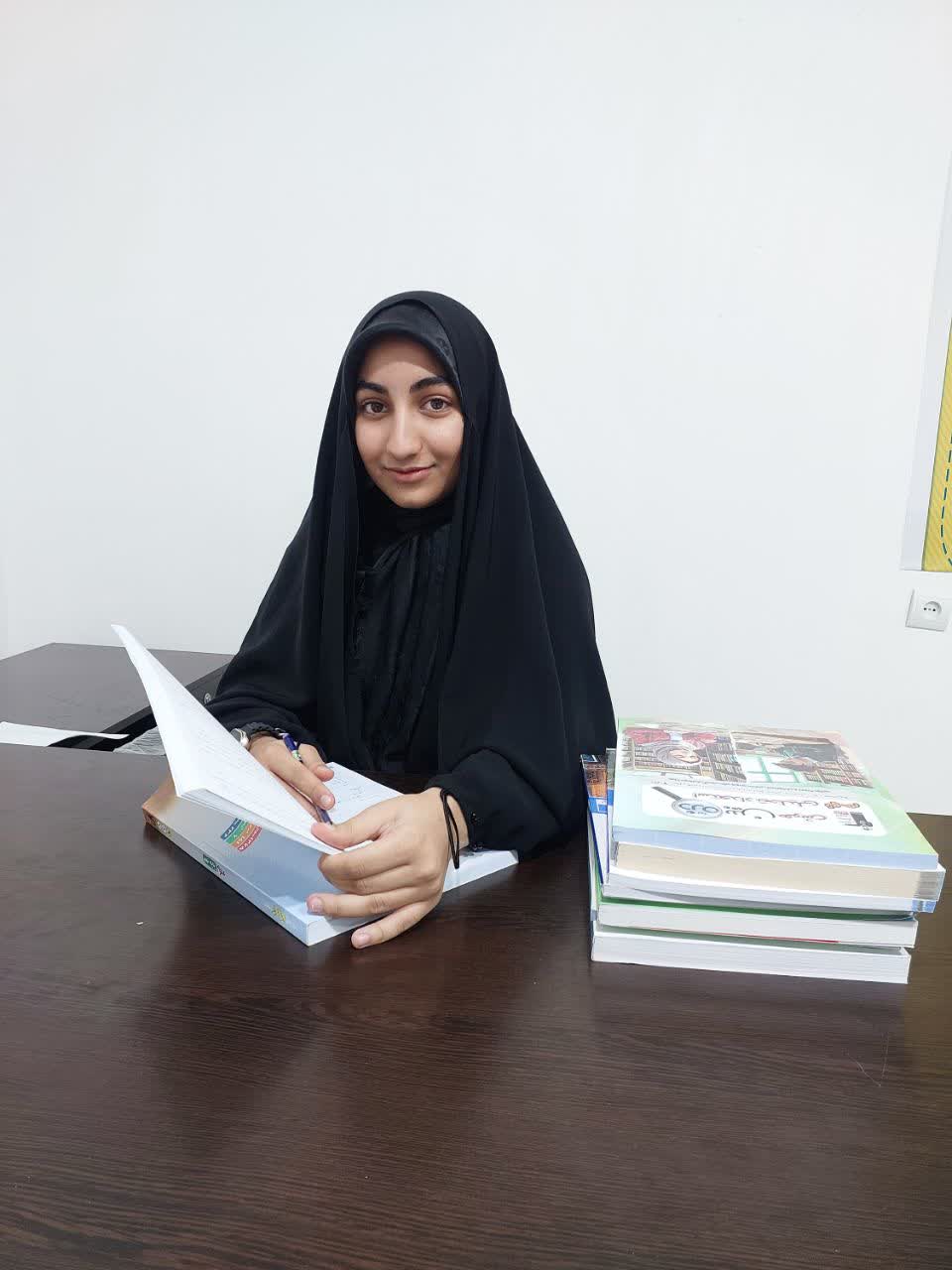 گفت وگوبانازنین زهرافلاحی کارنامه دستاوردها پایه نهم  قلعه گنج