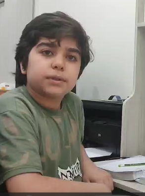 فیلم قبولی تیزهوشان رادین محمدی ششم به هفتم از تهران