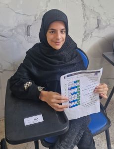 نازنین زهرا نیکخو قبولی رشته تجربی مدرسه نمونه دولتی از شهرکرد