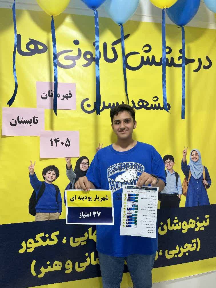گفتگو با شهریار پودینه ئی قهرمان پیشرفت نهم از مشهد