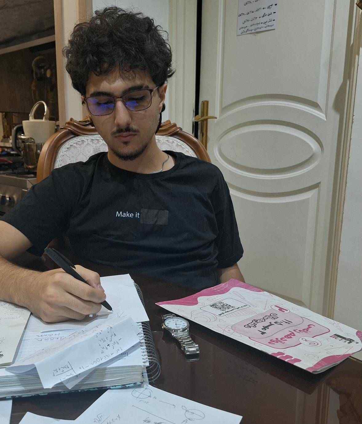 گفت‌وگو با یونس عبدالرسولی قهرمان پیوستگی دوازدهم ریاضی