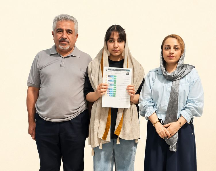 گفتگو با باران غفوری قبولی پایه نهم تیزهوشان از سنندج