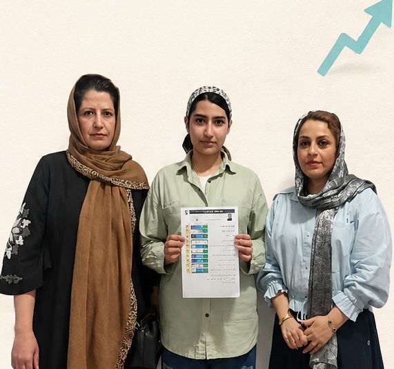 گفتگو با  ژینا زندی  پایه نهم  قبولی تیزهوشان از سنندج