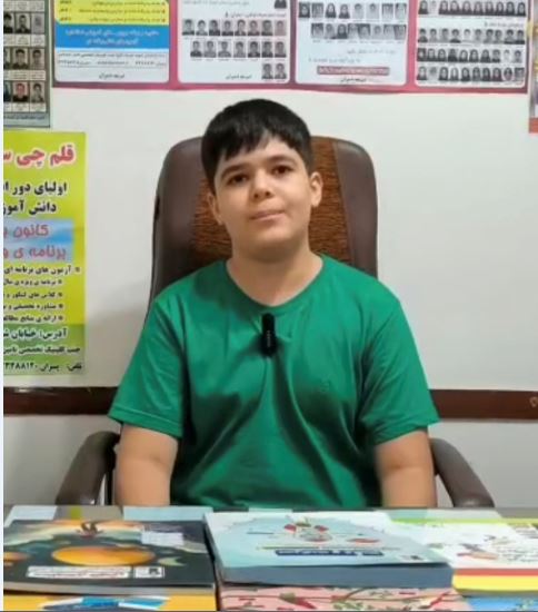 گفتگو با  کیاراد پایه ششم  قبولی تیزهوشان از سنندج