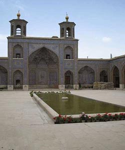مسجد نصيرالملک,مسجد نصيرالملک زيباترين مسجد شيراز, زيباترين مساجد ايران