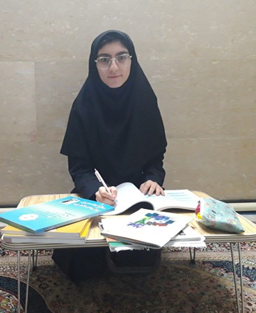 فاطمه منافی؛دهم کامپیوتر و سخت افزار قهرمان پیوستگی از تهران
