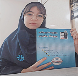 گفت و گو با  پرنیان رضایی   عضو باشگاه پانصدتایی از اراک