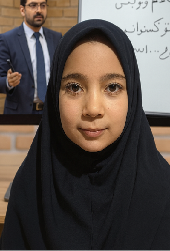 گام‌های استوار دختری از چالدران به سمت تیزهوشان