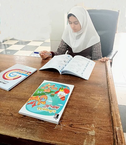 گفتگو با ندا علی پور دانش آموز پایه ششم از شهرستان لنده