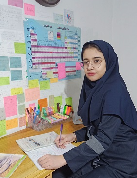 گفت‌وگو با زهرا صفری قهرمان پیوستگی دوازدهم تجربی از اسفراین