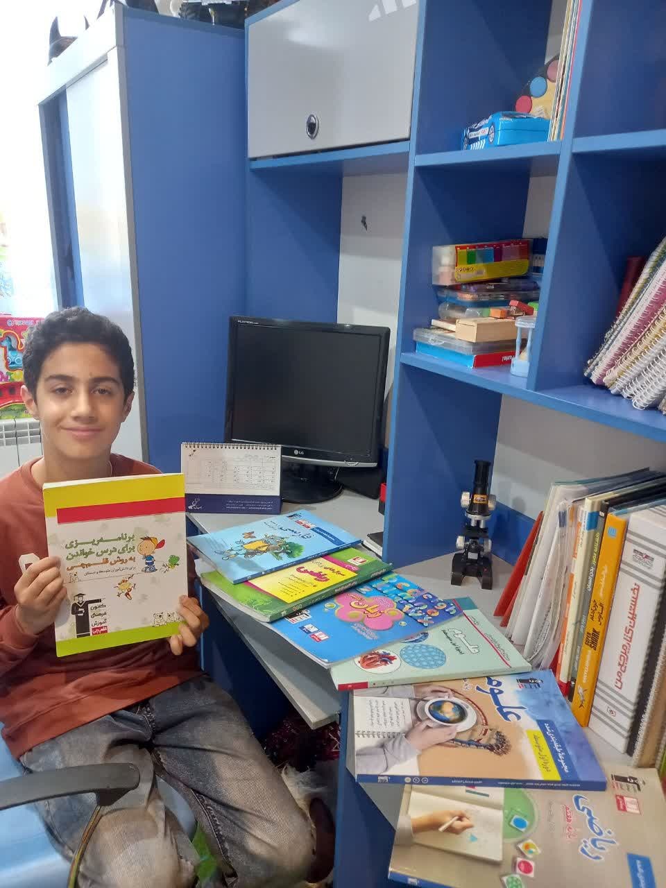 گفتگو با رهام اصغر زاده قهرمان تابستانه در پایه هفتم