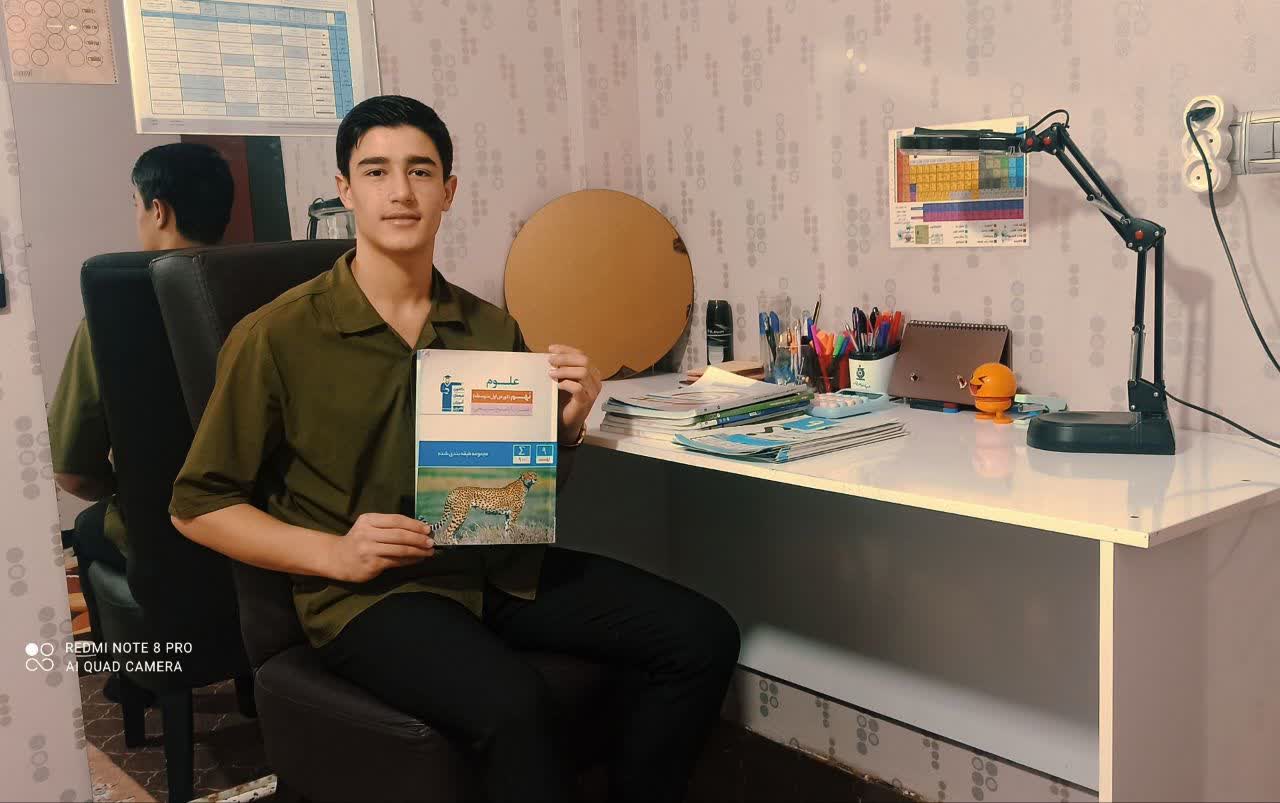 گفت و گو با مبین حسین زاده:قهرمان پیوستگی پایه نهم