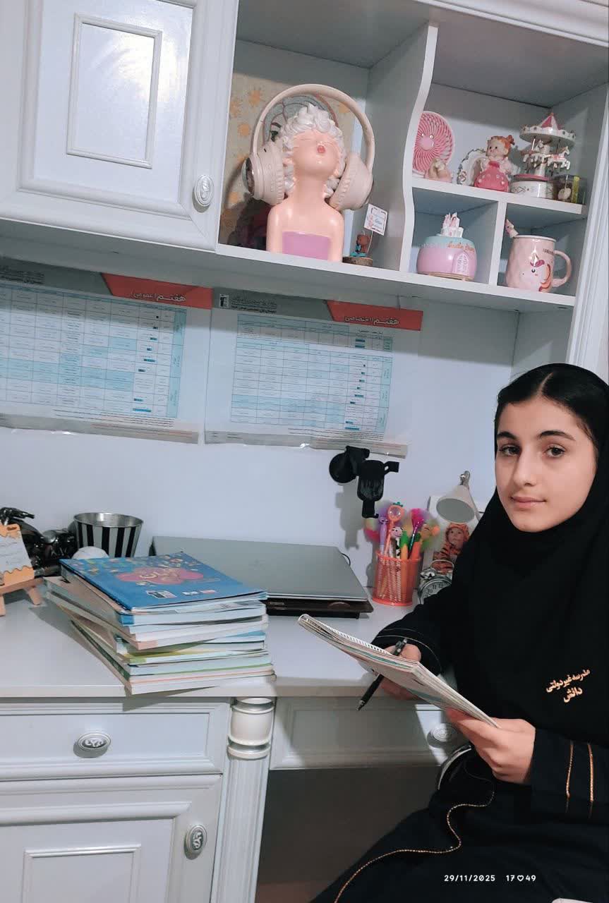 گفت و گو با مهسا احمدنژاد از قهرمانان پیشرفت پایه هفتم