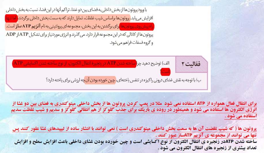 ساخته شدن اکسایش ATP