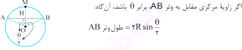 دایره - هندسه یازدهم - نکات درسی - فاضل مهرآئین