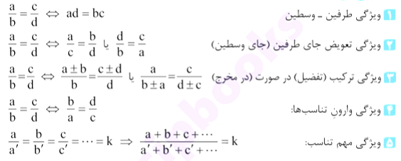 تالس و تشابه - هندسه دهم - نکات درسی - فاضل مهرآئین