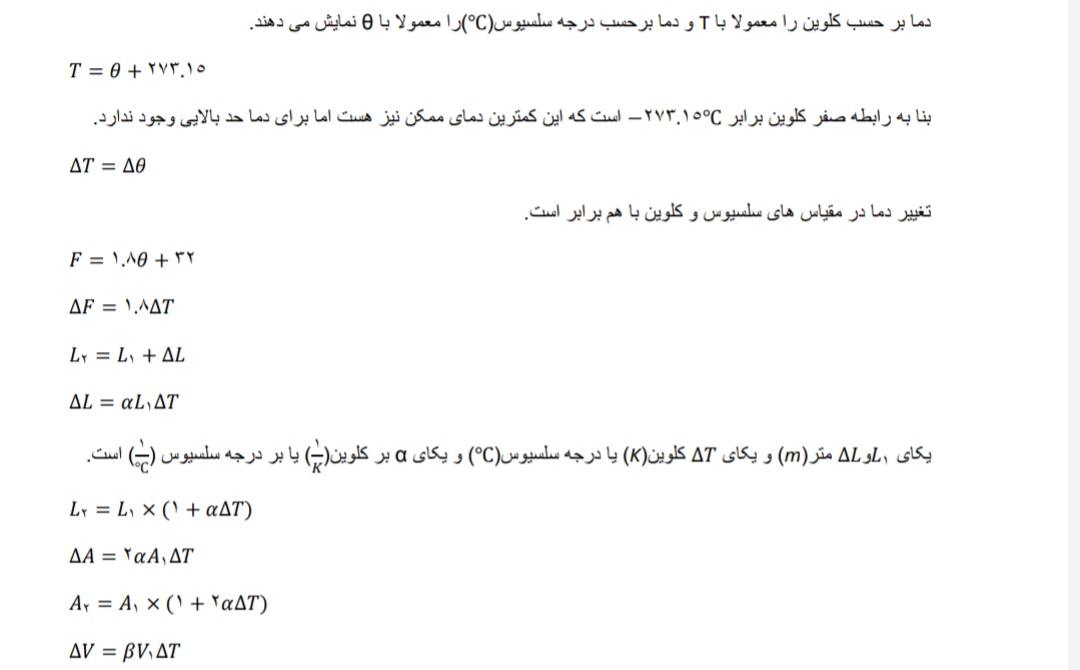 دما و گرما-فیزیک دهم-نکته و تست-مریم عباسی