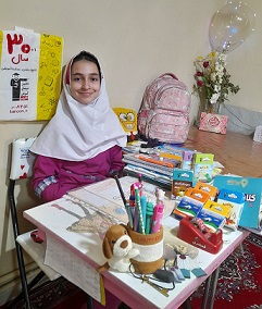 گفت و گو با یکتا قمصری پنجم دبستان قهرمان پیوستگی درپاییز