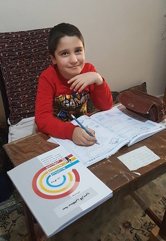 گفت و گو با آرین مهدیلو قهرمان پیوستگی دوم دبستان از بهارستان