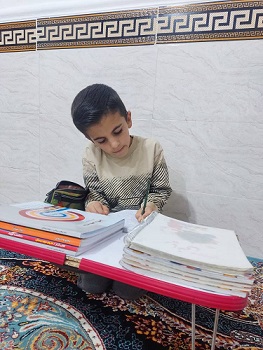 گفت و گو باعلی اصغر محمودی دوم دبستان قهرمان پیوستگی و پیشرفت