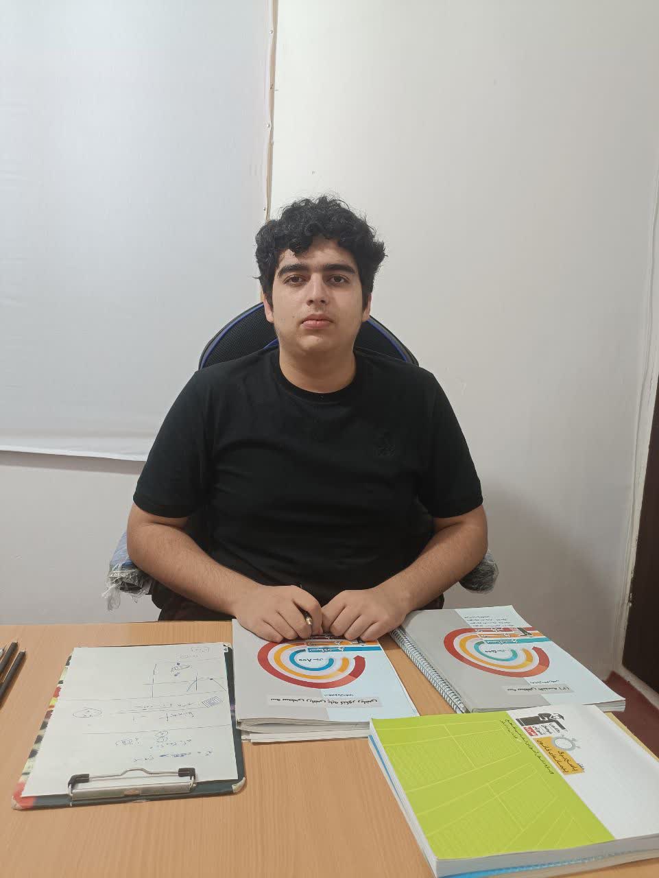 گفت و گو صمیمانه محمدرضا زارعی دوازدهم ریاضی از خلخال