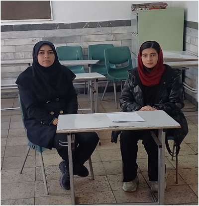 گفت و گو صمیمانه سارا رسولی پایه هشتم از خلخال