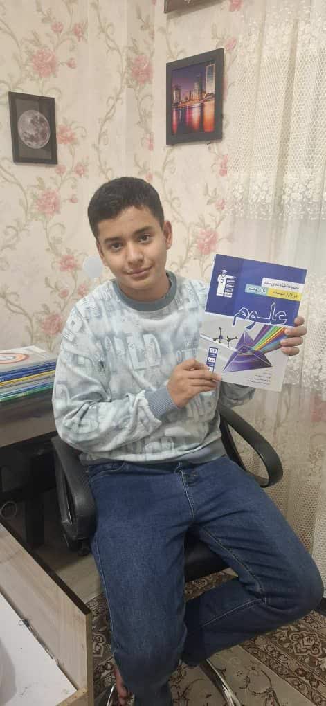 گفت و گو صمیمانه محمد کسری مولایی پایه هشتم از خلخال-کوثر