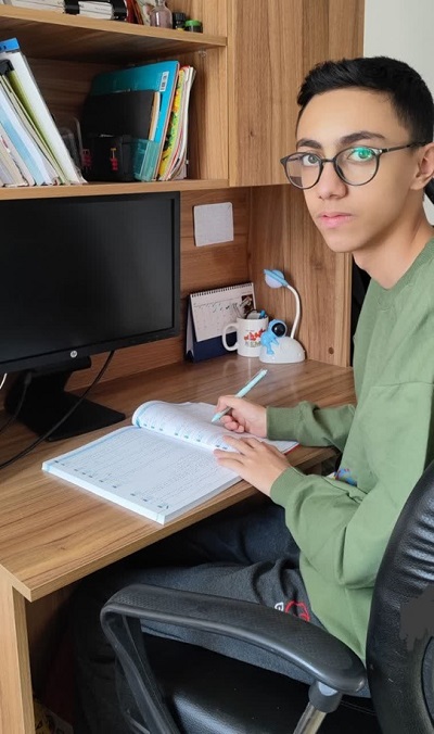 گفت و گو صمیمانه عرفان شمسی پایه نهم از خلخال