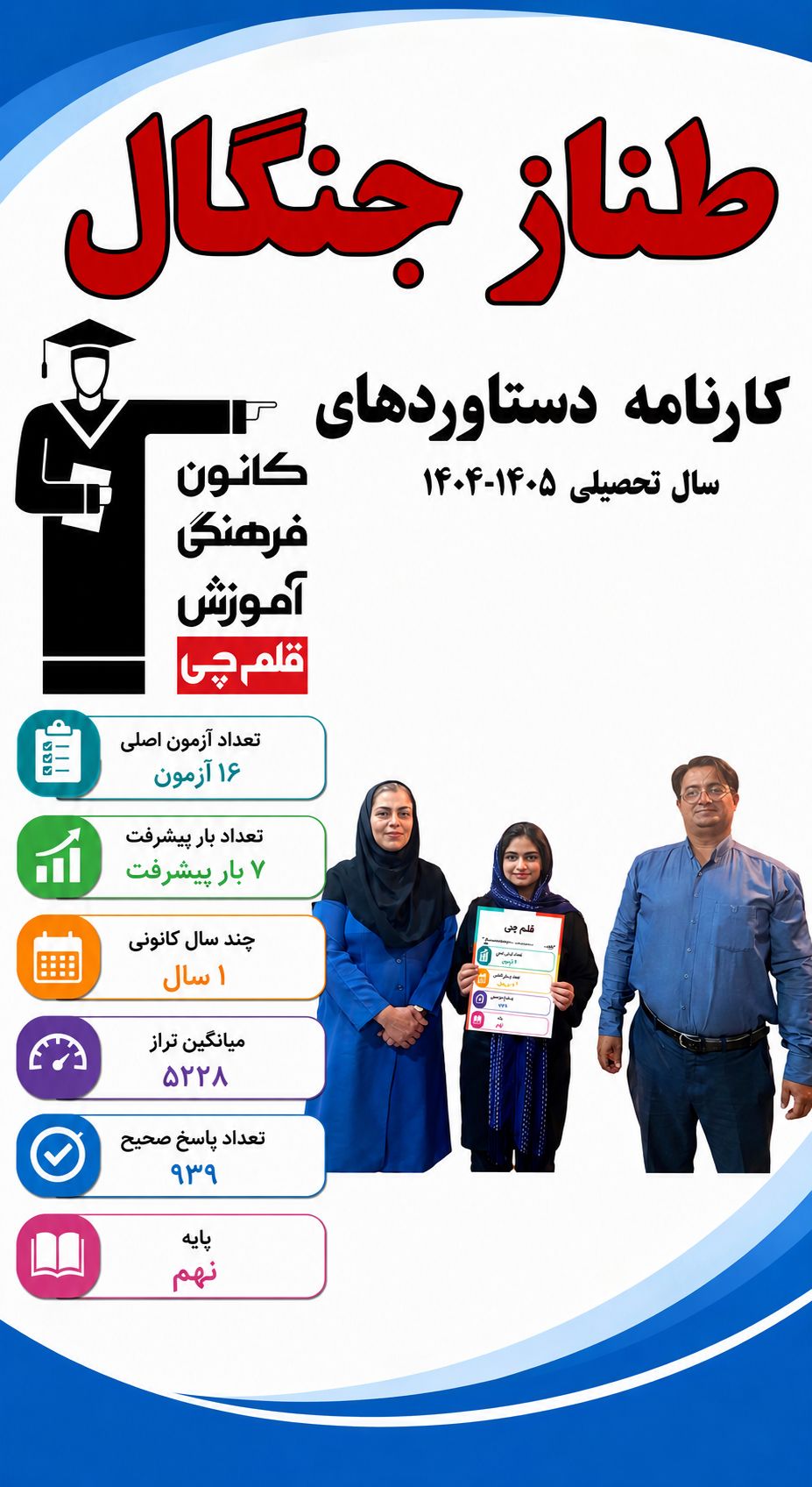 گفتگو با طناز جنگال دانش آموز پایه نهم