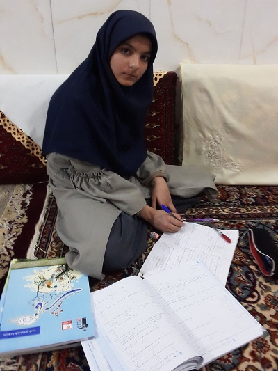 گفت‌وگو با راضیه جعفرآبادلو؛ قهرمان پیوستگی پایه هشتم