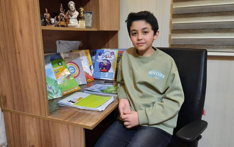 گفتگو با آرین سروقامت پایه ششم قبولی تیزهوشان از اردبیل