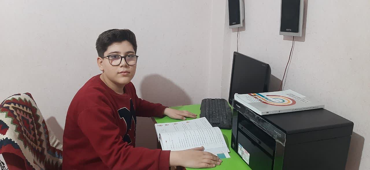 گفتگو با علی رضوان پایه ششم قبولی تیزهوشان از اردبیل