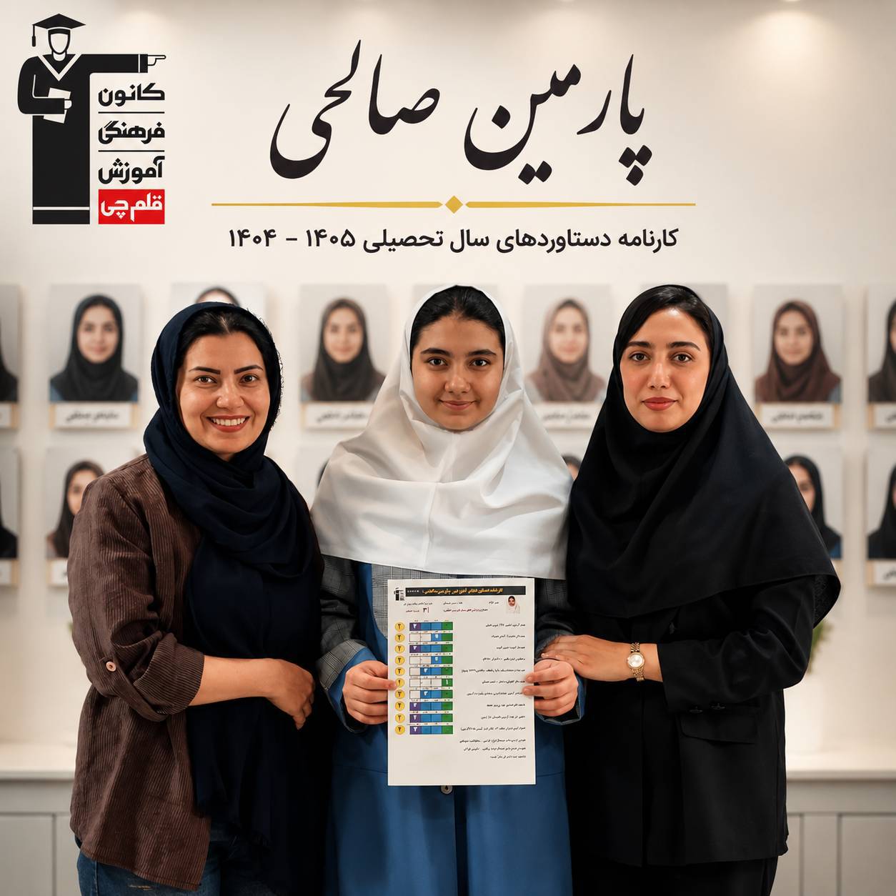 گفتوگو با پارمین صالحی قبولی تیزهوشان هفتم از شهر ایلام