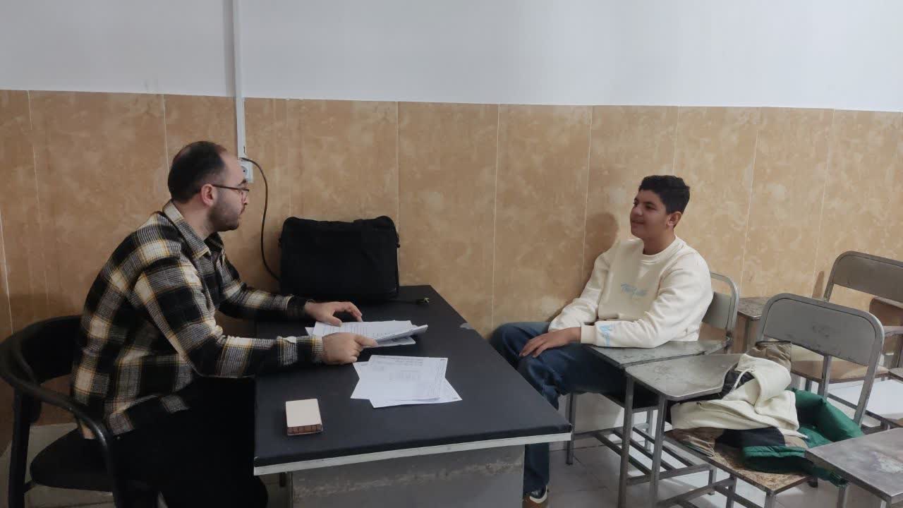 گفتگو با سبحان جباری_دهم تجربی_باشگاه 500 تایی_از میاندوآب