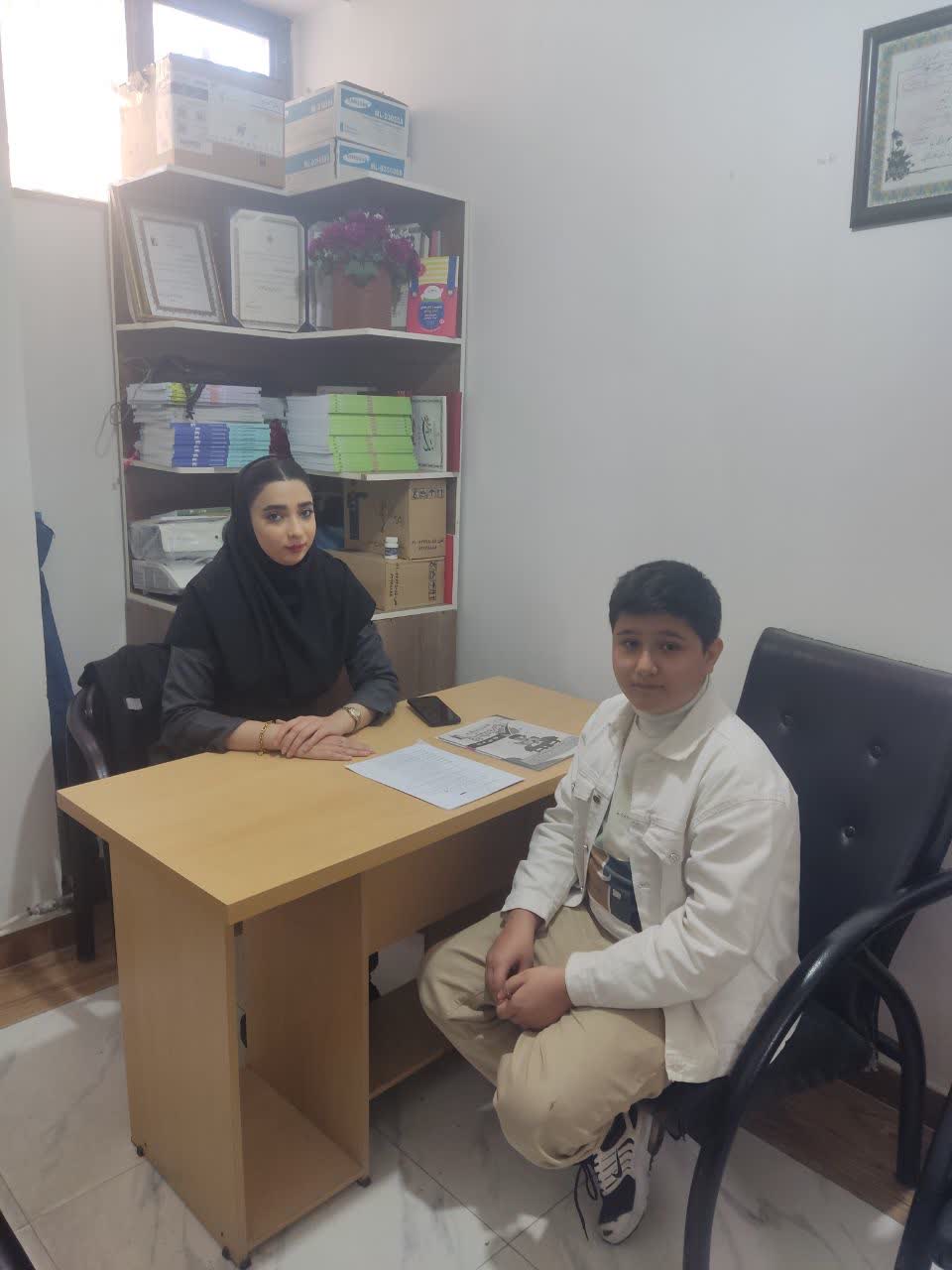 گفتگو با سامیار جعفرنژاد پایه ششم باشگاه500تایی از میاندوآب