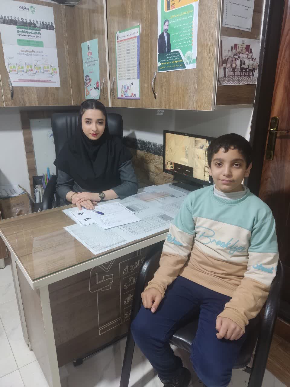 گفتگو با امیررضا بدیعی پایه ششم باشگاه500تایی از میاندوآب