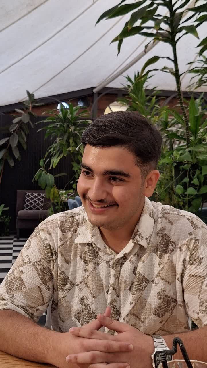 گفتگو با امیرعلی ابراهیمی دوازدهم انسانی ؛ قهرمان تابستان از رشت