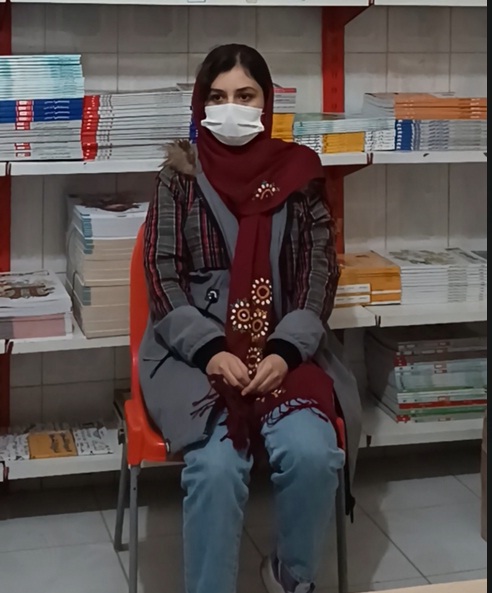 گفت و گو با غزل حیدری دانش آموز نحصرا زبان از زاهدان