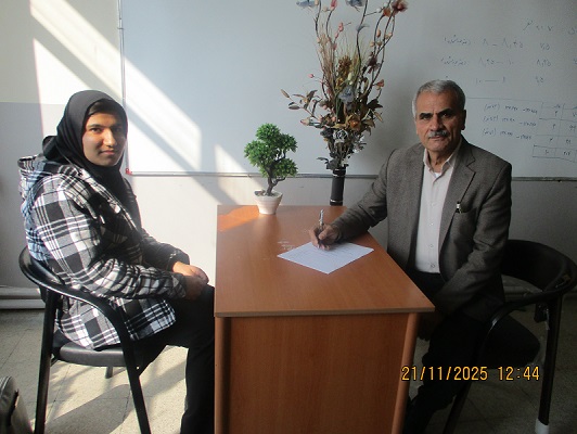 گفتگو با زهرا عبدلی، پایه دوازدهم تجربی از نقده